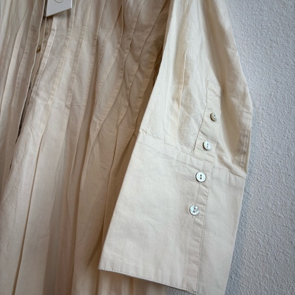 NWT Cleobella Rosabella Midi Dress Organic Cotton Boho Long Sleeve Button Down - Picture 8 of 16